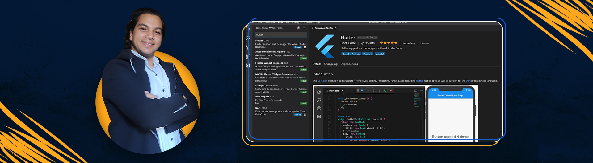 بناء التطبيقات باستخدام فلاتر | Flutter For Beginner P1